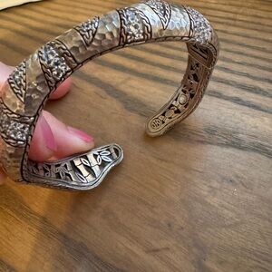 John Hardy Textured Silver Bracelet